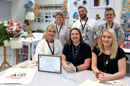 Holy Cross College recognised with national SFCA Award for Art and Design